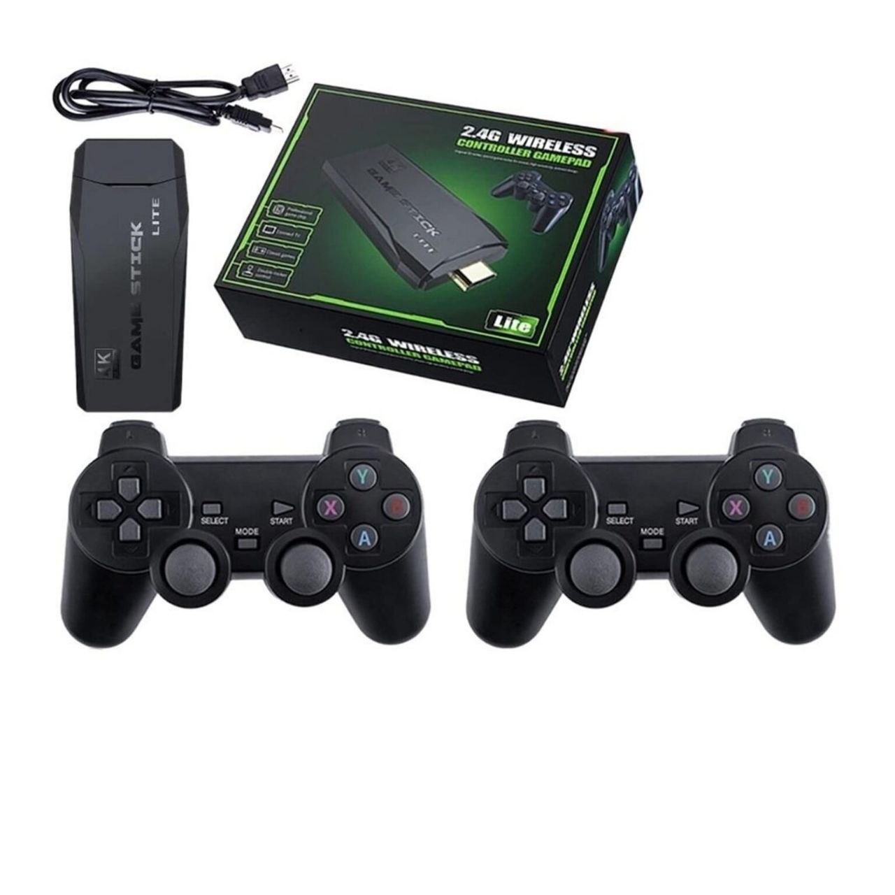 Game Stick 4K Premium - 10,000+ Jeux (Mawasim)