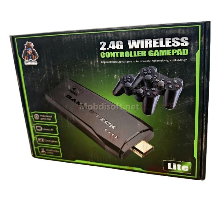 Game Stick 4K Premium - 10,000+ Jeux (Mawasim)