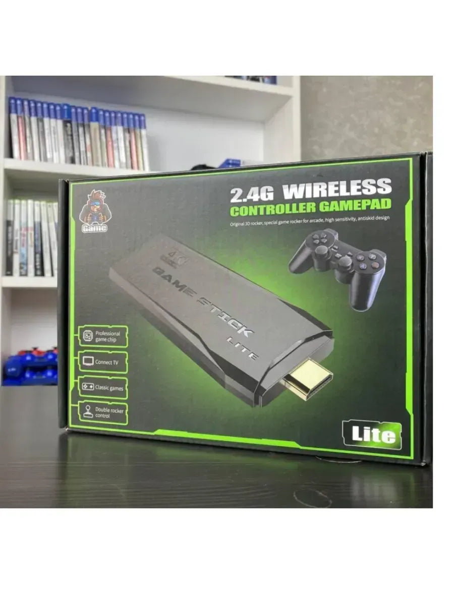 Game Stick 4K Premium - 10,000+ Jeux (Mawasim)