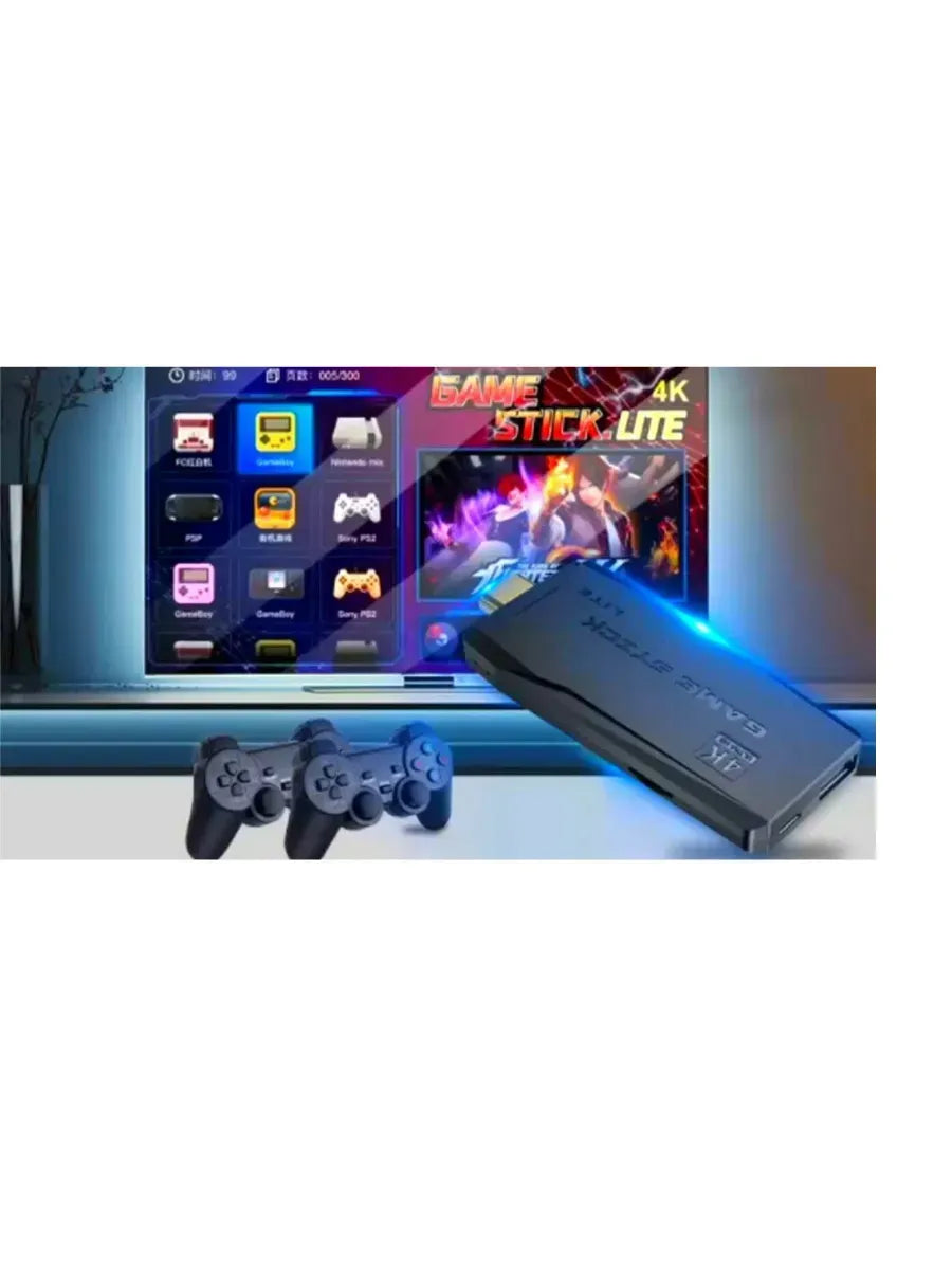 Game Stick 4K Premium - 10,000+ Jeux (Mawasim)