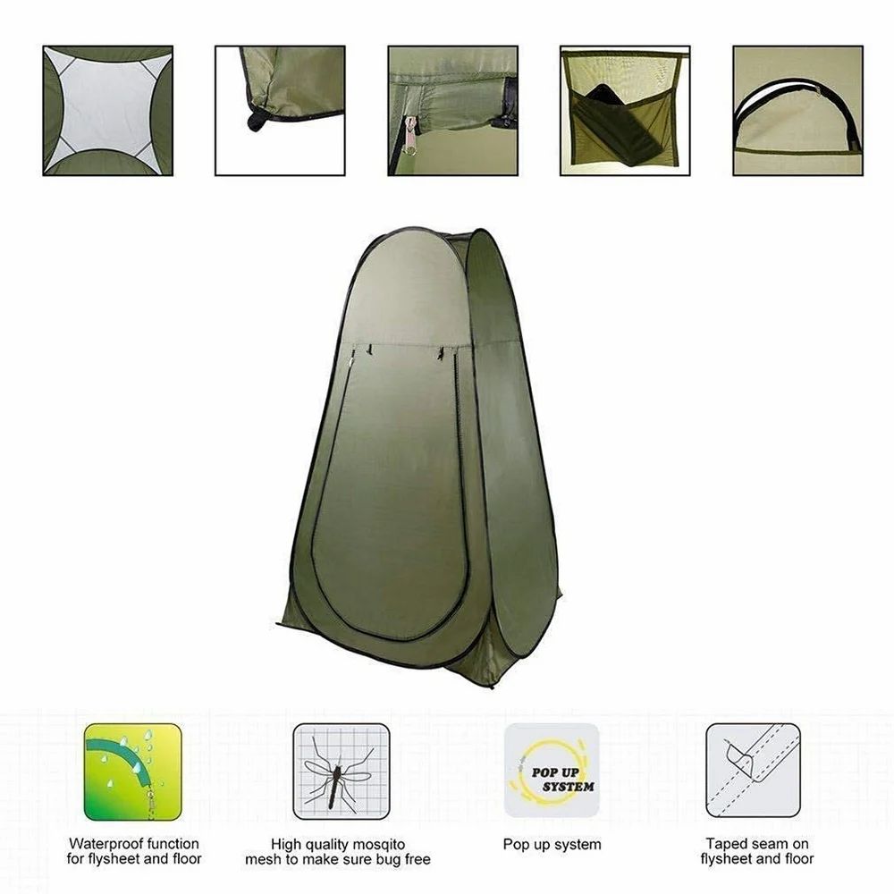 خيمة القياس والتبديل المتنقلة   Tente Pop-up Individuelle Pliable