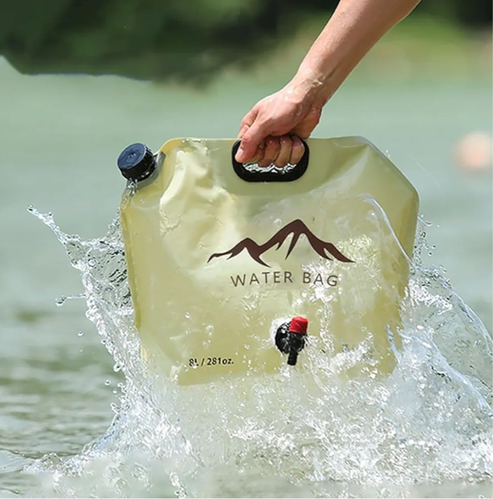 قربة ماء قابلة للطي مع حنفية  Jerrican d'Eau Pliable avec Robinet
