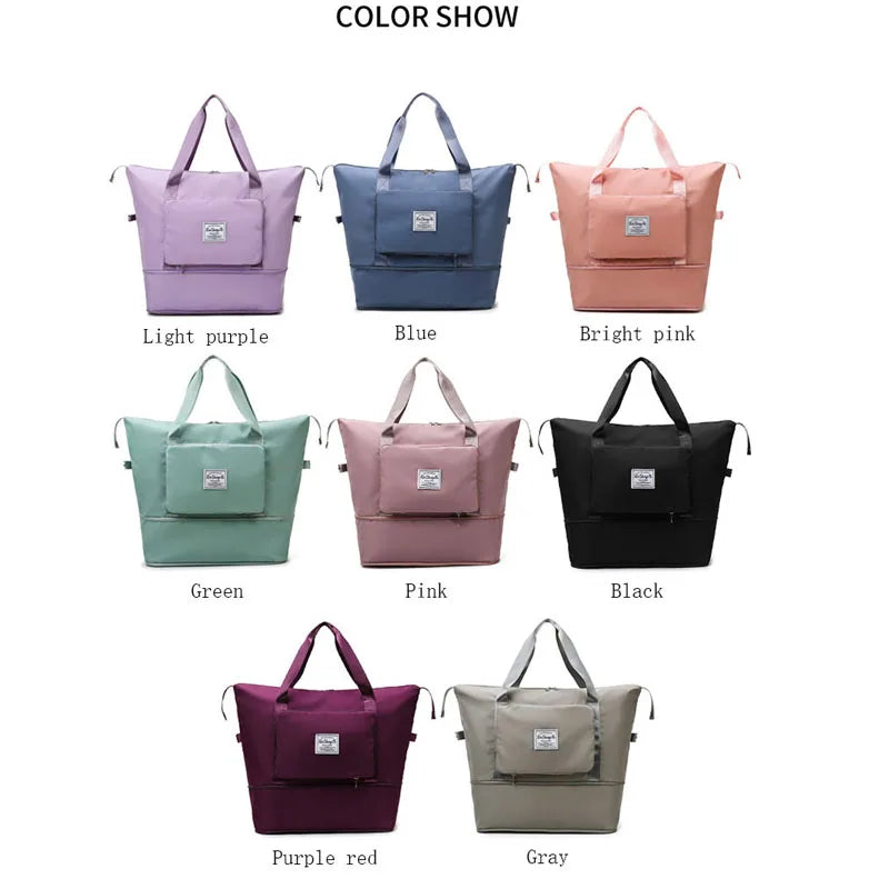 حقيبة سفر قابلة للطي والتوسيع  Sac de Voyage Pliable et Extensible