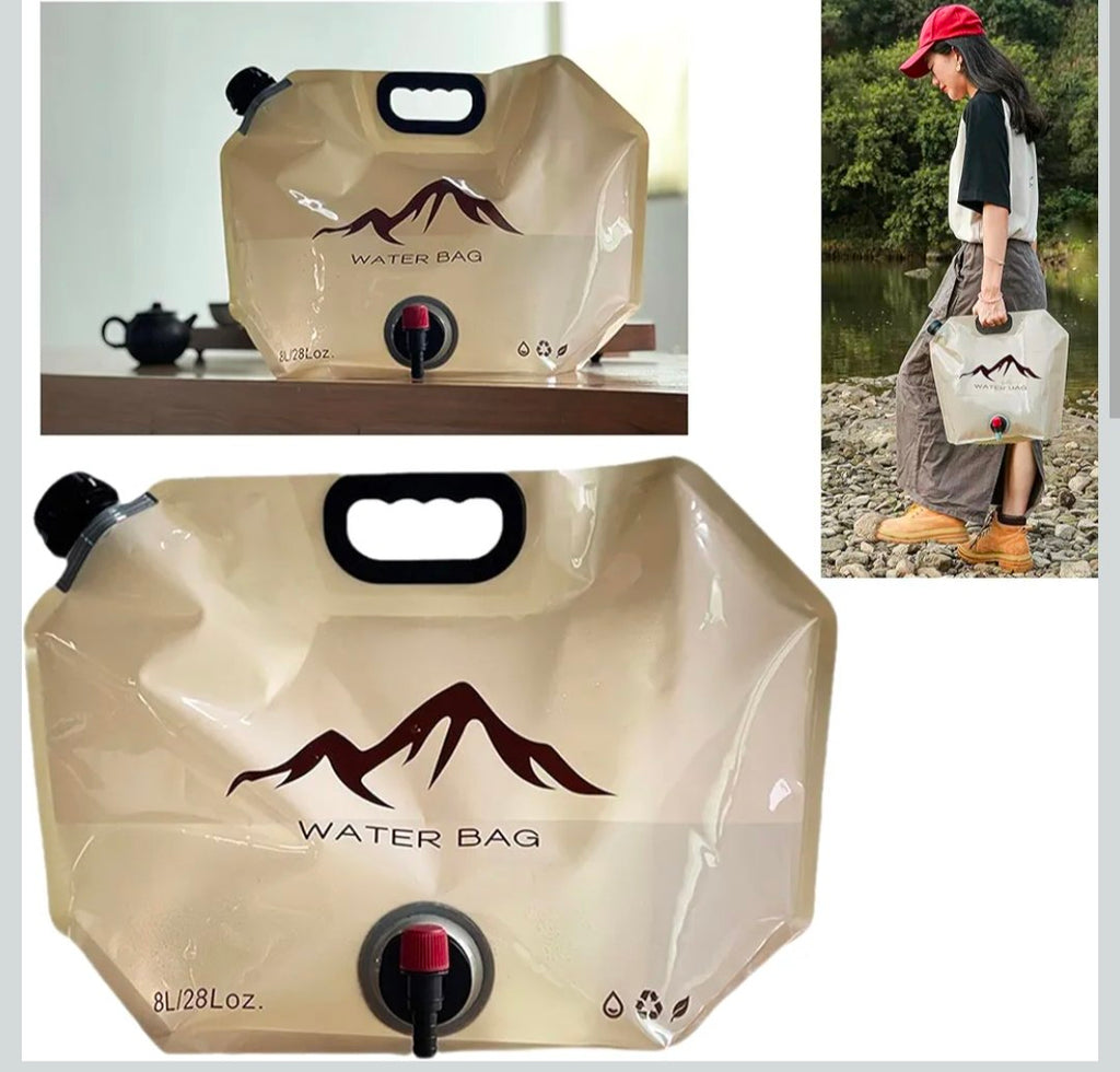 قربة ماء قابلة للطي مع حنفية  Jerrican d'Eau Pliable avec Robinet